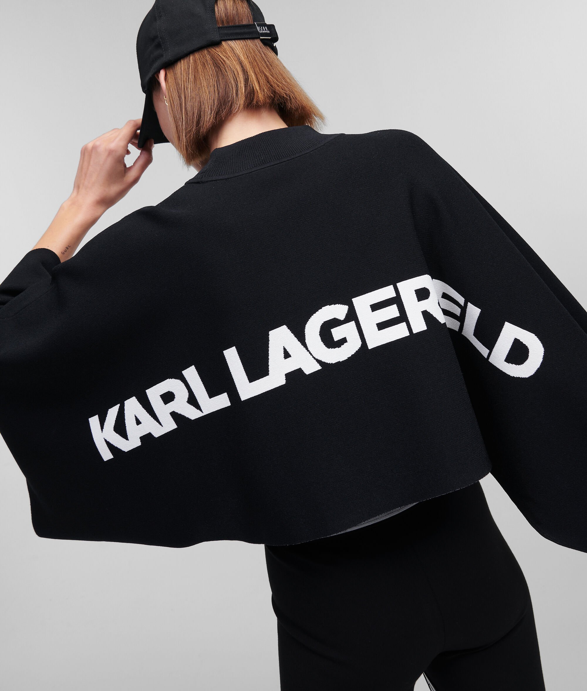 (image for) Practical KARL LOGO SCARF JUMPER